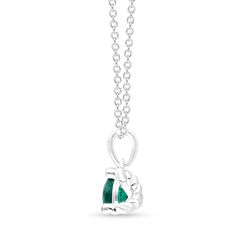 Discover the "Tresor" collection, where sophistication meets opulence. Boasting an exquisite 5mm emerald round at its center, this necklace is destined to become a cherished heirloom for generations to come. SKU BS16559P EMERALD SIZE 5mm COLORSTONE SHAPE Round COLORSTONE WT 0.64cts DIAMOND WT 0.02cts Ethically sourced emeralds directly from our renowned Belmont mine in Brazil.