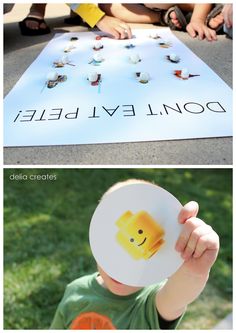 a child holding up a piece of paper with the words don't believe below it