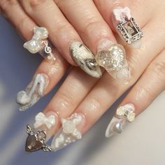 @piopionails on instagram Pretty Nail Designs, Pretty Nails, Cute Nails, Nail Designs