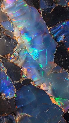 Luminescence Aesthetic, Mercury Color Palette, Labradorite Background, Dark Iridescent Aesthetic, Natural Texture Inspiration, Minerals Aesthetic, Opal Wallpaper, Iridescent Wallpaper