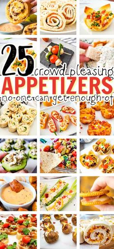 25 delicious appetizers that are easy to make