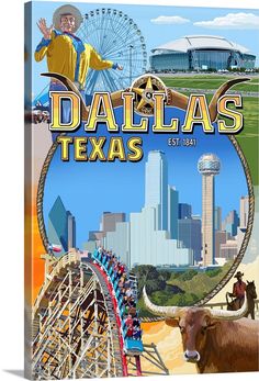 an image of the cover of a magazine called dallas texas