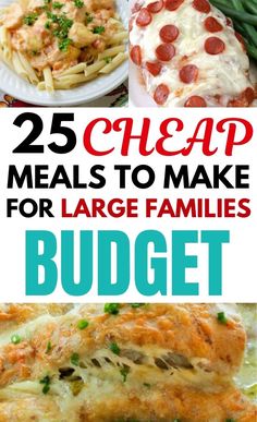 cheap and easy meal ideas Cheap Large Family Meals, Cheap Eating, Meals For Large Families, Cheap And Easy Meals, Cheap Dinner Ideas, Cheap Meals To Make, Cheap Meal Plans, Low Cost Meals, Big Family Meals