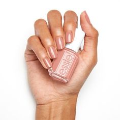 apricot tone with gray cast Tan Nail Polish, Rose Nail Polish, Tan Nails, Essie Nail Colors, Spring Nail Polish, Classy Nail, Orange Nail Polish, Trending Nails, Coral Nails