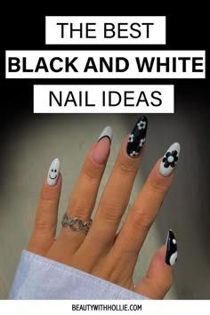 Monochrome Nails, Olive Nails, Nails Art Ideas, Short Almond Nails, Classy Nail Designs, Pinterest Nails, White Nail Designs, Cute Gel Nails