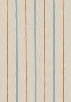 an orange and blue striped fabric