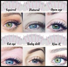 Eyelash Extension Styles, Desain Salon Kuku, Extension Styles, Cat Eye Lash, Volume Lash Extensions