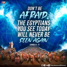 an image with the words don't be afraid, the egyptians you see today will never be seen again