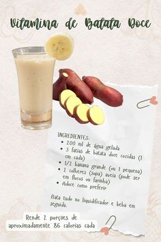 an advertisement for a smoothie made with bananas and kiwis on the side