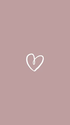 a white heart on a pink background with the word love written in black and white