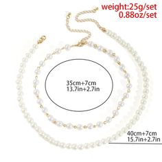 5 business days order processing time. 35cm to 47cm adjustable chain Pearl Chain Layered Necklace As A Gift, Pearl Choker Necklace With Chain, Pearl Choker Necklace With Chain Detail, Trendy Pearl Chain Layered Necklace, Trendy Pearl White Necklace With Clavicle Chain, Trendy Pearl Layered Necklace Gift, Trendy Pearl Layered Necklace For Gift, Alloy Pearl Necklace As A Gift, Elegant Pearl Choker With Chain Detail