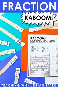 5 Ways to Make Comparing Fractions More Engaging Compare Fractions 4th Grade, Fraction Activities 4th Grade, Comparing Fractions 4th Grade, Decomposing Fractions 4th Grade, Comparing Fractions 3rd Grade, Comparing Fractions Activities, Equivalent Fraction Games, Benchmark Fractions, Guided Math Centers