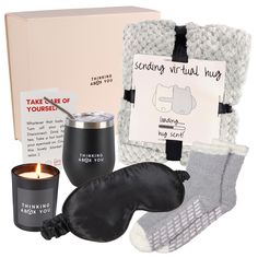 PRICES MAY VARY. ❤️【Sending Hug in a Box】 Deliver an unforgettable care package for women with one click. A cozy blanket, a 12oz tumbler with straw, a vanilla-scented candle, fluffy socks, a soft eye mask, a charming love card packed in a delightful gift box, guided meditation audio and a self help ebook, put together the perfect gift for women who have everything! ❤️【 Love at first sight! 】This get well soon gifts for women is carefully wrapped to express your genuine care and gratitude all the Recovery Gift Basket For My Boyfriend, Hottest Gifts 2022, Pre Hip Surgery Gifts Care Packages, Gifts For Cold People, Hospital Care Package Ideas For Women, Get Well Baskets, Surgery Recovery Gift, Self Care Gifts, Mom Best Friend