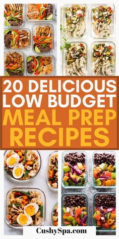 20 delicious low budget meal prep recipes