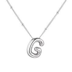 PRICES MAY VARY. Metal Type: Brass Gem Type: No Gemstone Material: Brass Item Weight: 0.02 pounds Stone Shape: Irregular Chain Type: C-Link Silver Bubble Letter Necklace, Bubble Letter Necklace, Alphabet Pendant, Name Necklace Silver, Bubble Letter, Initial Necklaces, Bubble Letters, Surprise Gift, Letter Pendants