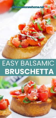 Easy Bruschetta Bruschetta Appetizer Easy, Canned Bruschetta Recipe, Simple Bruschetta Recipe, Easy Bruschetta Recipe Simple, Bread For Bruschetta, Bruschetta Dinner, Bruschetta Recipe Easy, Bruschetta Easy, Recipe For Bruschetta