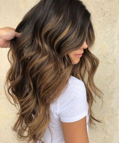 Toned Blonde Highlights on Brown Hair Hair Colors Trending, Trendy Fall Hair Color, Brown Hair Inspiration, The Right Hairstyles, Blonde Shades, Highlights Curly Hair, Black Hair Balayage, Haircuts For Long Hair With Layers, Subtle Balayage