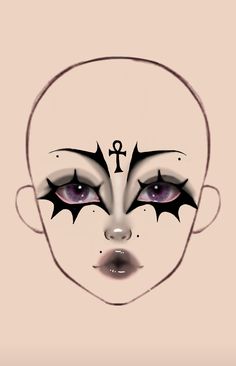 Silver Goth Makeup, Goth Makeup Ideas Drawing, Eyeliner Inspo, Drawing Makeup, Goth Eye Makeup, Artsy Makeup, Makeup Drawing, Trad Goth