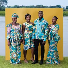 African wedding attire for guests in asoebi style with Vlisco fabric Ankara styles for congo wedding #africanwedding #weddingguest Nigerian Wedding Aso Ebi, Yinka Shonibare, Wedding Attire For Women, African Inspired Wedding, Aso Ebi Lace, Nigerian Wedding Dress, Styles Ankara, African Wedding Attire, Nigerian Styles