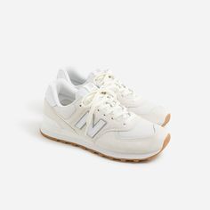 New Balance® 574 unisex sneakers Cool Womens Shoes, Gift Ideas Christmas 2024, New Balance Shoes Cream, New Balance 574 Aesthetic, Tan New Balance Shoes Outfit, Christmas Gift Ideas For Women In 20s, Sneakers That Go With Everything, Womens Sneakers Outfit, White New Balance Shoes