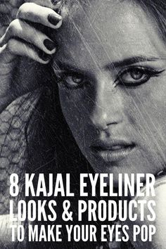 If you're a fan of smokey eye makeup and the cat eye flick, check out this collection of the best kajal eyeliner tutorials, looks, and products! Eyeshadow Basics, Kajal Pencil, Coconut Oil Face Mask, Makeup 2018, Coconut Oil For Face, Eyeliner Products, Prom Makeup Looks