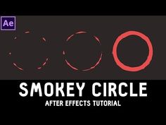 smokey circle after effects in adobe