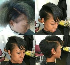 💇💇 Haircuts For Relaxed Hair Black Women, Relaxed Haircut Black Women, Short Hairstyle Women Relaxed Hair, Inverted Short Bob Hairstyles, Hairstyles For Short Relaxed Hair Black Women, Long Pixie Hairstyles Black Women, Short Relaxed Hair Black Women, Short Natural Cuts For Black Women, Pixie Bob Black Women