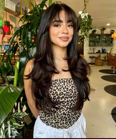 Dark Hair Blowout, Sabrina Carpenter Bangs, Hair Blowout, Blowout Hair, Haircuts For Medium Hair, Haircuts Straight Hair