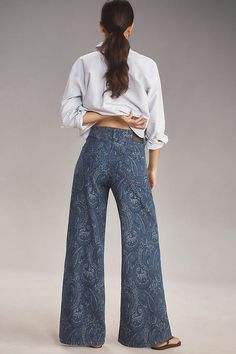 100% cotton Five-pocket styling Front zip Machine wash Imported | Sofie High-Rise Ankle Crop Jeans by rag & bone in Blue, Women's, Size: 29, Cotton at Anthropologie Crop Jeans, Cropped Jeans, Rag & Bone, Anthropologie, Top Brands, High Rise, Luxury Fashion, My Style, Blue