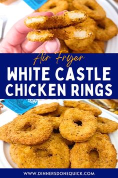 white castle chicken rings with text overlay