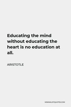 a quote from aristole about education and the art of being successful in life