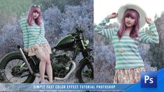 Photoshop Tutorial - Simpe Fast Color Effects How To Make Photo, Make Photo, Tie Dye Top, Color Change