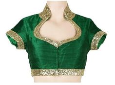 Back Blouse Designs, Sari Blouses, Blouse Back Neck, Cotton Blouse Design