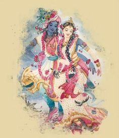 Love Krishna, Bhagwat Geeta, Video Painting, Indian Illustration