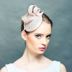 Elegant fascinator made of light pink well stiffened sinamay and crin. Is all handmade with the highest precision. Iis attached to plastic comb. You can write to me for more informations. Ready to shipped in 4-5 working days. If You want to change something please write to me. I can personalized Your order (the price can be different). It could be in another colour. Pink Feminine Fascinator For Evening, Pink Feminine Fascinator For Royal Ascot, Pink Curved Brim Fascinator For Event, Pink Curved Brim Fascinator For Events, Pink Curved Brim Fascinator For Special Event, Pink Sinamay Fascinator For Party, Pink Sinamay Mini Hat For Races, Adjustable Pink Sinamay Fascinator, Pink Sinamay Fascinator For Kentucky Derby