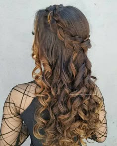 Hoco Hair Ideas Medium, Hair Upstyles, Box Braids Hairstyles For Black Women, Front Hair Styles, Hoco Hair Ideas, Hairdo For Long Hair, Hoco Hair, Formal Hairstyles