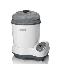 a white blender sitting on top of a counter