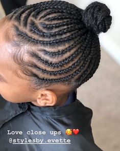 Pony Cornrow Hairstyles, Pony Cornrows, Simple Cornrows For Kids, Kids Cornrow Hairstyles Natural Hair For School, Cornrow Ponytail Hairstyles For Kids, Temple Hairstyles, Cornrow Designs For Women Natural Hair, Back Ponytail Natural Hair, Natural Cornrow Hairstyles For School