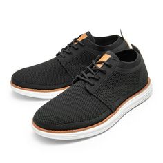 BURUDANI Men Mesh Lace-up Sneakers Oxfords, the perfect blend of casual style and all-day comfort. These shoes feature a breathable mesh upper, keeping your feet cool and comfortable during any activity. The lace-up design ensures a secure, customizable fit, while the lightweight construction provides easy movement. With a cushioned insole for added comfort and a durable, non-slip outsole for stability, these sneakers are ideal for daily wear, walking, or casual outings. Whether paired with jean Casual Work Shoes, Mens Slip On Loafers, Steel Shoes, Mens Walking Shoes, Knit Shoes, Lace Up Sneakers, Casual Work, Mens Oxfords, Work Shoes