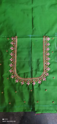 Simple Arya Work Blouse Designs, Arya Work, Magam Work Designs, Magam Work, Aari Design, New Bridal Mehndi Designs, Hand Work Design, Simple Work