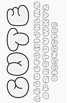 an image of some type of font that is in the shape of letters and numbers