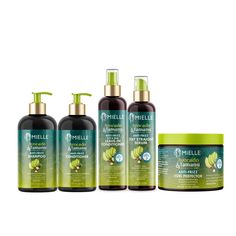 Avocado & Tamanu Anti-Frizz System Curly And Straight Hair, Anti Frizz Shampoo, Mielle Organics, High Porosity Hair, Good Shampoo And Conditioner, Curl Defining, Organic Hair Care, Hair Supplies, Smell Goods