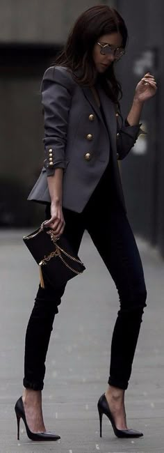 Interview Attire, Looks Black, 가을 패션, Work Outfits Women, Fashion Mode, Work Attire, Mode Inspiration