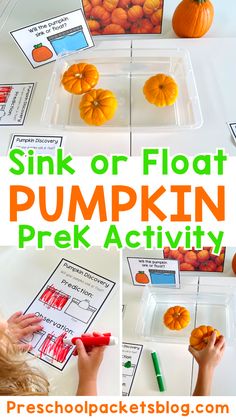 this is an image of a pumpkin activity