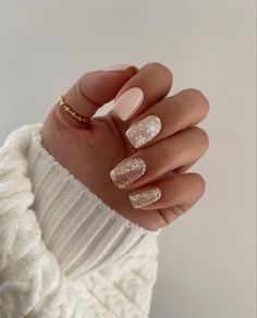 New Years Nail Designs, Winter Nail Designs, Xmas Nails