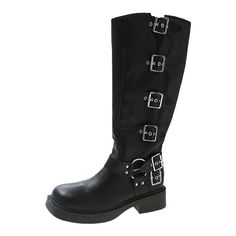 SPECIFICATIONSBrand Name: AmozaeBoot Type: WESTERNShaft Material: PUOutsole Material: RUBBERUpper Material: PUHign-concerned Chemical: NoneOrigin: Mainland ChinaCN: ZhejiangSeason: WinterInsole Material: PUHeel Type: Square heelLining Material: microfiberBoot Height: Knee-HighItem Type: BOOTSFashion Element: Belt BuckleDepartment Name: ADULTToe Shape: round toeHeel Height: High (5cm-8cm)With Platforms: YesPlatform Height: 0-3cmStyle: Romanis_handmade: YesPattern Type: SolidFit: Fits true to size Light Blue Shoes, Low Heel Shoes, Slip On Boots, Womens Mid Calf Boots, Western Cowgirl, Women Oxford Shoes, Leather Shoes Men, Winter Boots Women, Slipper Boots