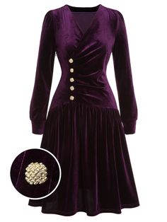 Retro Stage, 1950s Dresses, Standard Dress, 1940s Dresses, Pretty Stuff, Plus Size Shopping, Button Dress, Dress Pant, Dress Romper