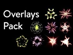 fireworks with the words overlays pack