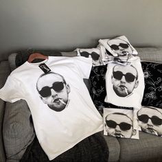 This White T Shirt Features A Cropped Head Out Of A Recent Painting I Made Of Mac Miller! Check Out My Art Page On Instagram @Courtsilv Gildan Mens 100% Ultra Cotton Heavy Blend Tshirt. Summer Streetwear Tops With Graphic Print, Summer Streetwear Tops With Printing, Casual Printed T-shirt, Casual White Top With Printing Details, Casual White Top With Printing, Casual Relaxed Fit Tops With Printing, Casual Relaxed Fit Printed Tops, Casual White Printed Top, Casual White Print T-shirt