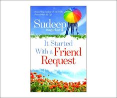 a book cover with the title it started with a friend request